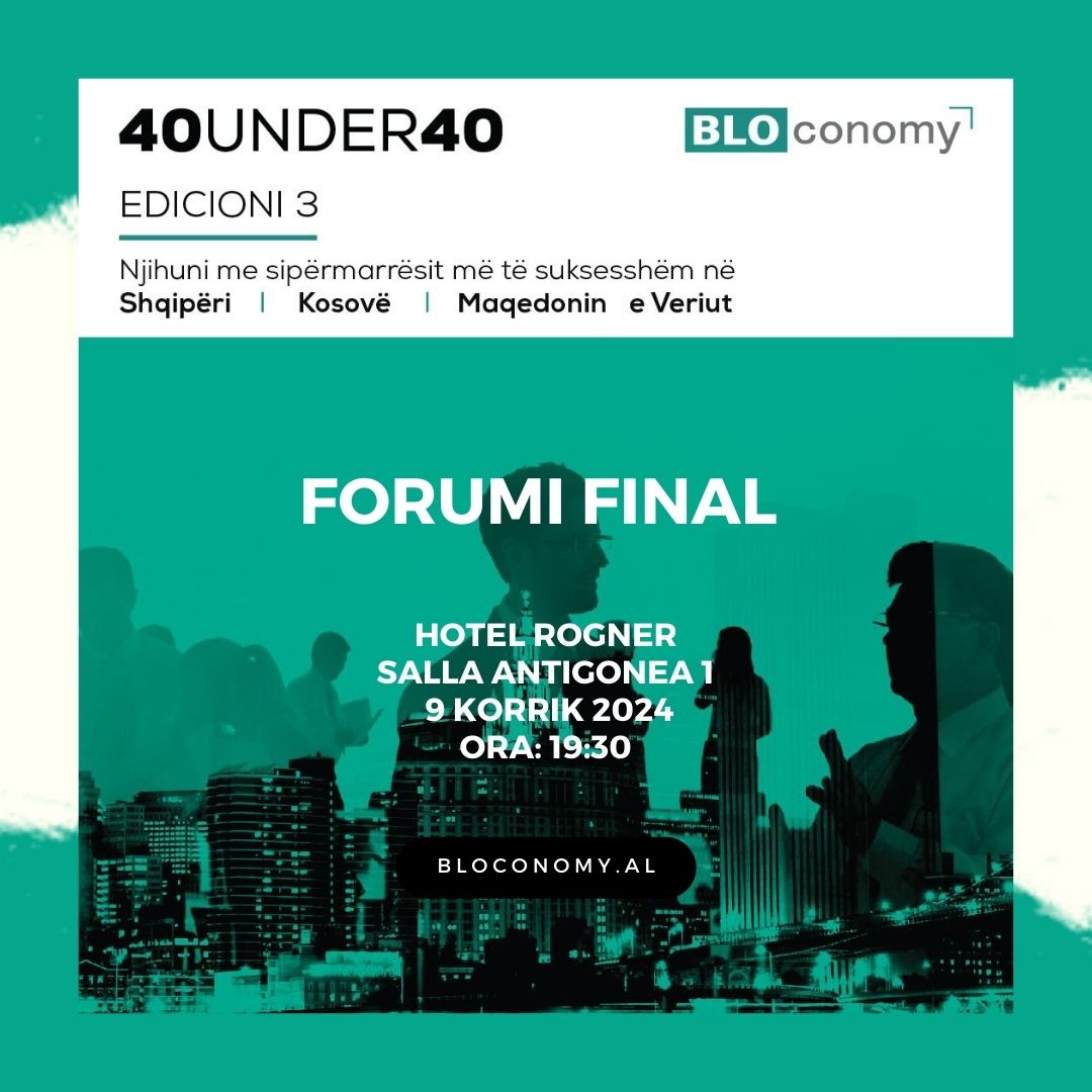 Forumi Final -Edicioni III “40 under 40”